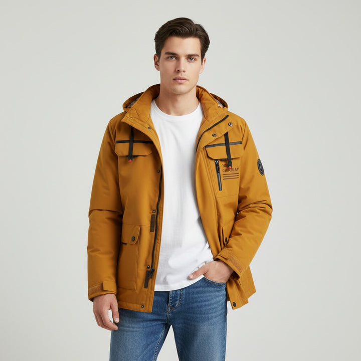 B Unique Fashions Men's Stylish Waterproof Winter Jacket-B Unique Fashions