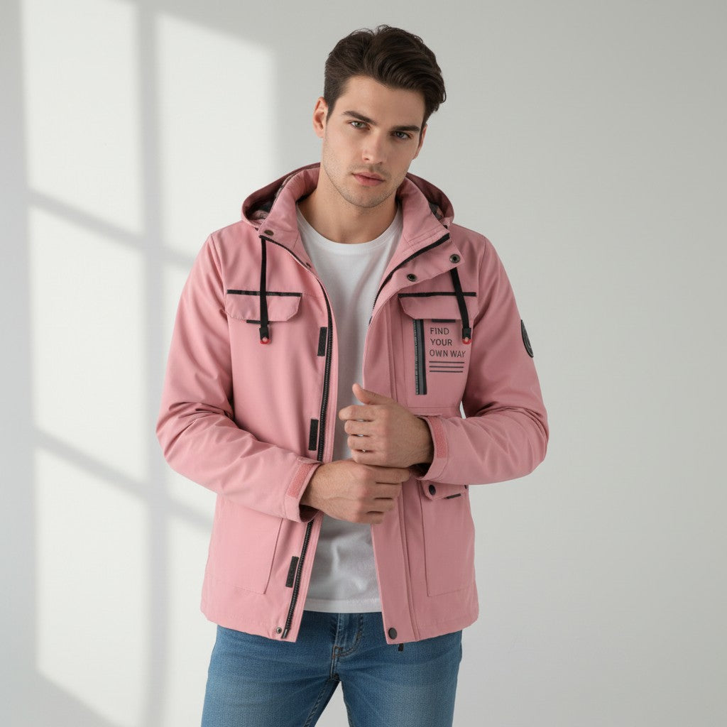 B Unique Fashions Men's Stylish Waterproof Winter Jacket-B Unique Fashions