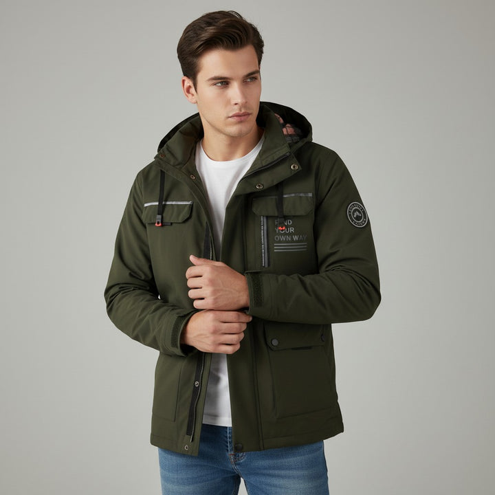 B Unique Fashions Men's Stylish Waterproof Winter Jacket-B Unique Fashions