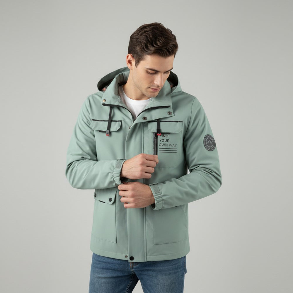 B Unique Fashions Men's Stylish Waterproof Winter Jacket-B Unique Fashions
