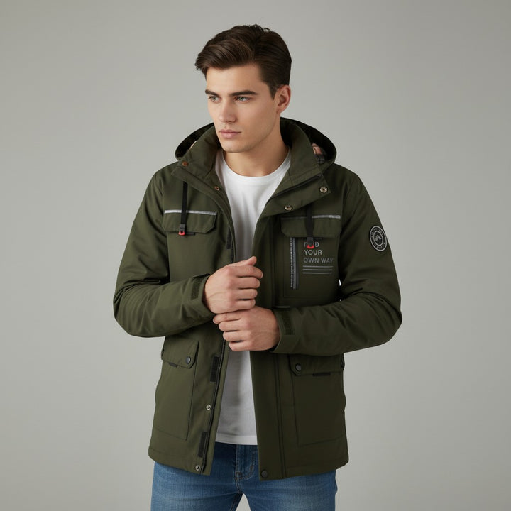 B Unique Fashions Men's Stylish Waterproof Winter Jacket-B Unique Fashions