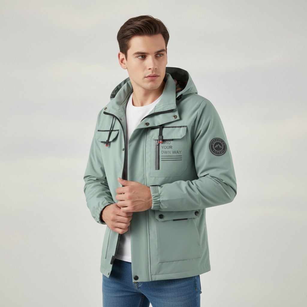 B Unique Fashions Men's Stylish Waterproof Winter Jacket-B Unique Fashions