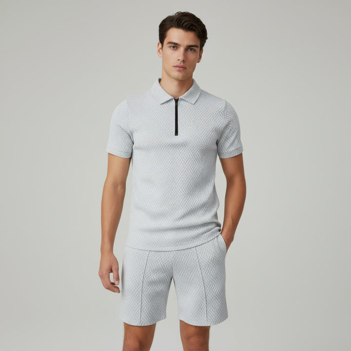 B Unique Fashions Men’s Summer Polo and Shorts Set-B Unique Fashions