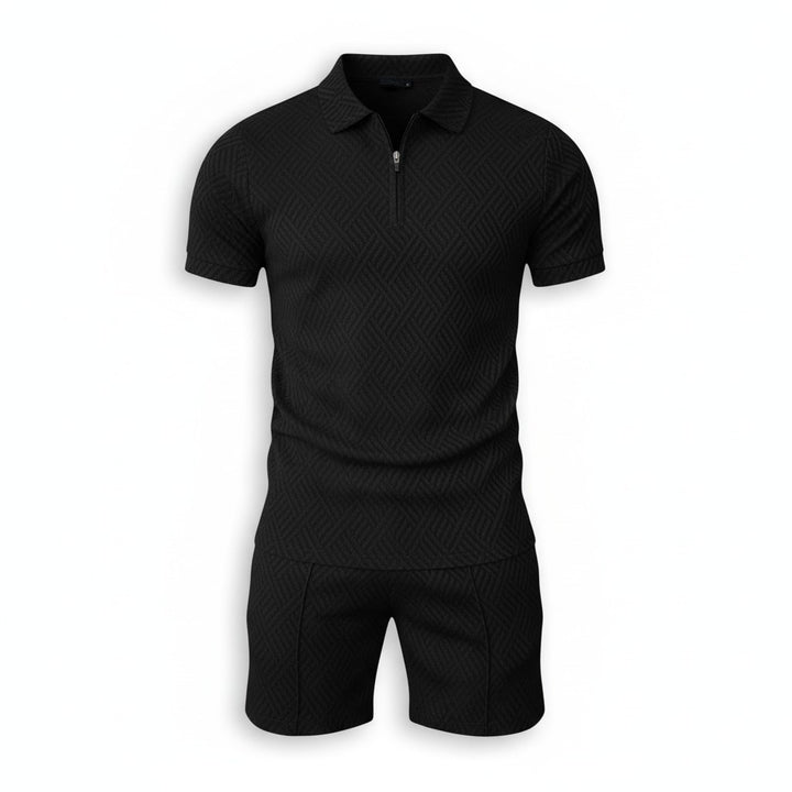 B Unique Fashions Men’s Summer Polo and Shorts Set-B Unique Fashions