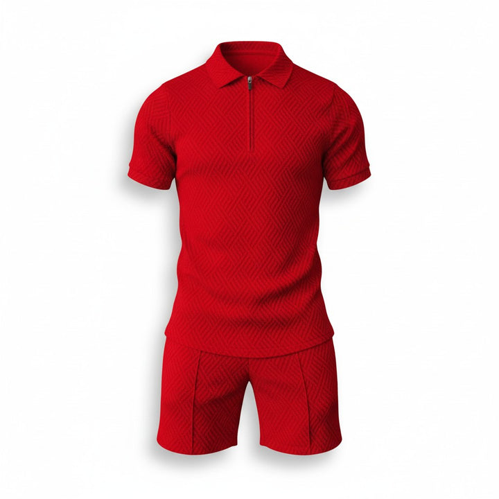 B Unique Fashions Men’s Summer Polo and Shorts Set-B Unique Fashions