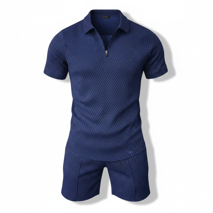 B Unique Fashions Men’s Summer Polo and Shorts Set-B Unique Fashions