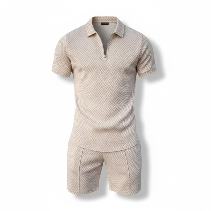 B Unique Fashions Men’s Summer Polo and Shorts Set-B Unique Fashions