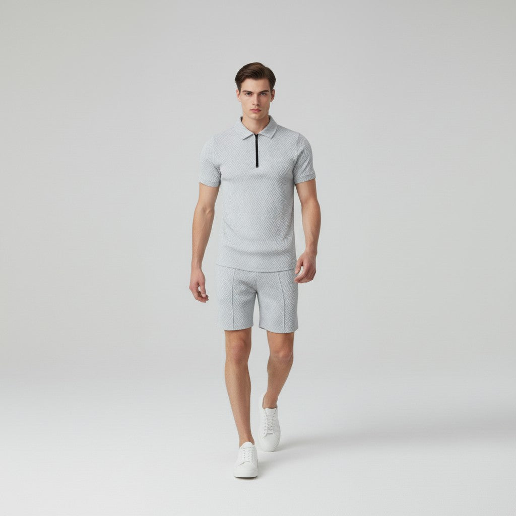 B Unique Fashions Men’s Summer Polo and Shorts Set-B Unique Fashions