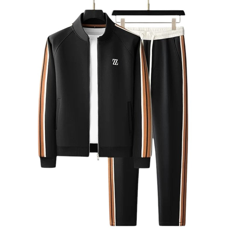 B Unique Fashions Men’s Two-Piece Athletic Tracksuit-B Unique Fashions