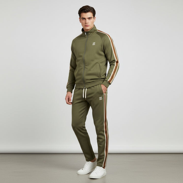 B Unique Fashions Men’s Two-Piece Athletic Tracksuit-B Unique Fashions