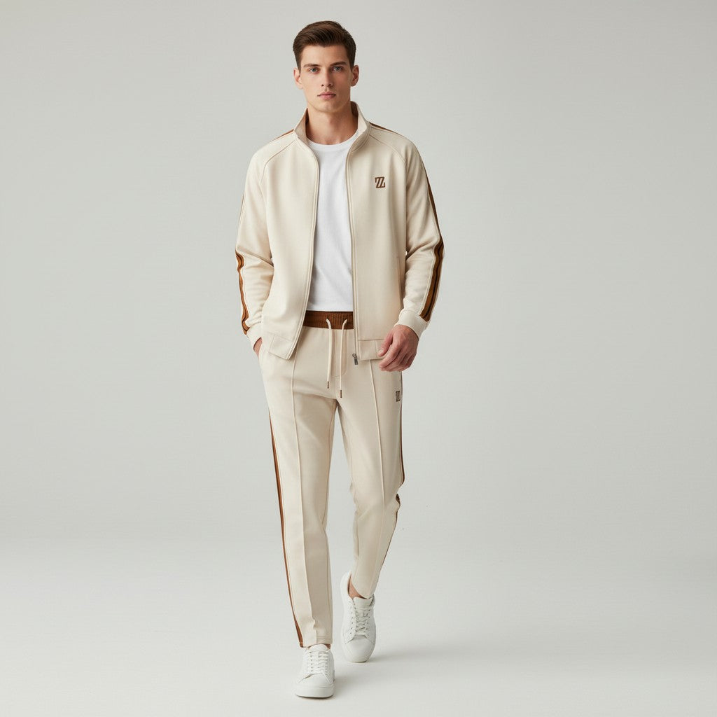 B Unique Fashions Men’s Two-Piece Athletic Tracksuit-B Unique Fashions