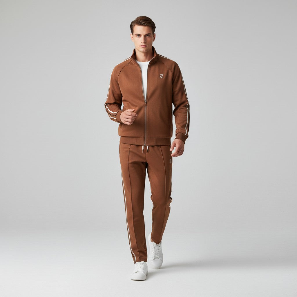 B Unique Fashions Men’s Two-Piece Athletic Tracksuit-B Unique Fashions