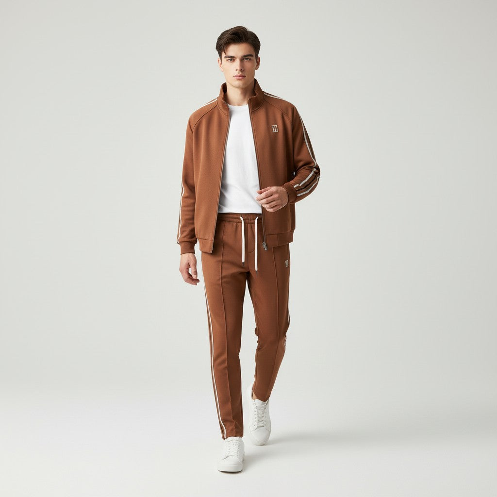 B Unique Fashions Men’s Two-Piece Athletic Tracksuit-B Unique Fashions