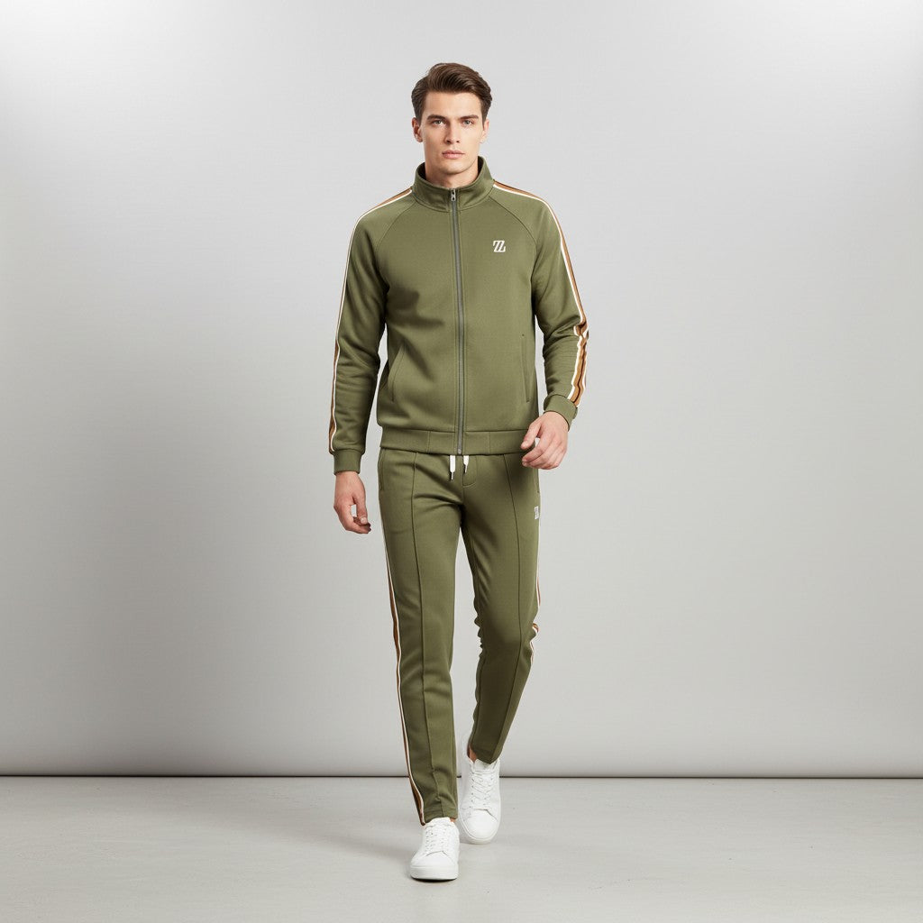 B Unique Fashions Men’s Two-Piece Athletic Tracksuit-B Unique Fashions