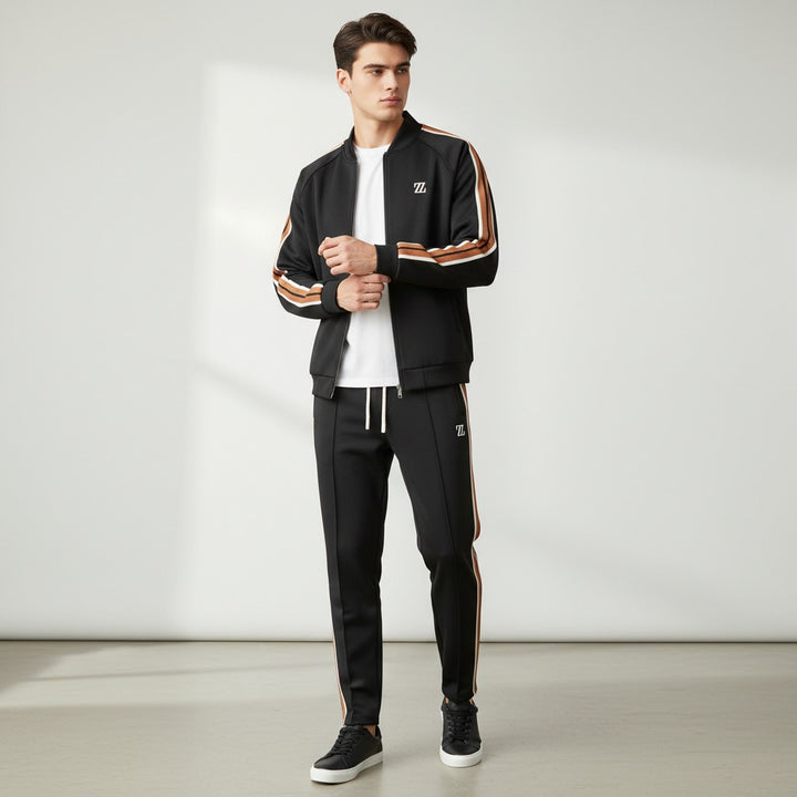 B Unique Fashions Men’s Two-Piece Athletic Tracksuit-B Unique Fashions