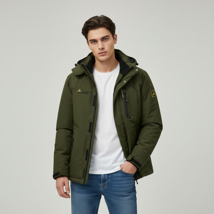 B Unique Fashions Men’s Waterproof Winter Jacket with Fleece Lining-B Unique Fashions