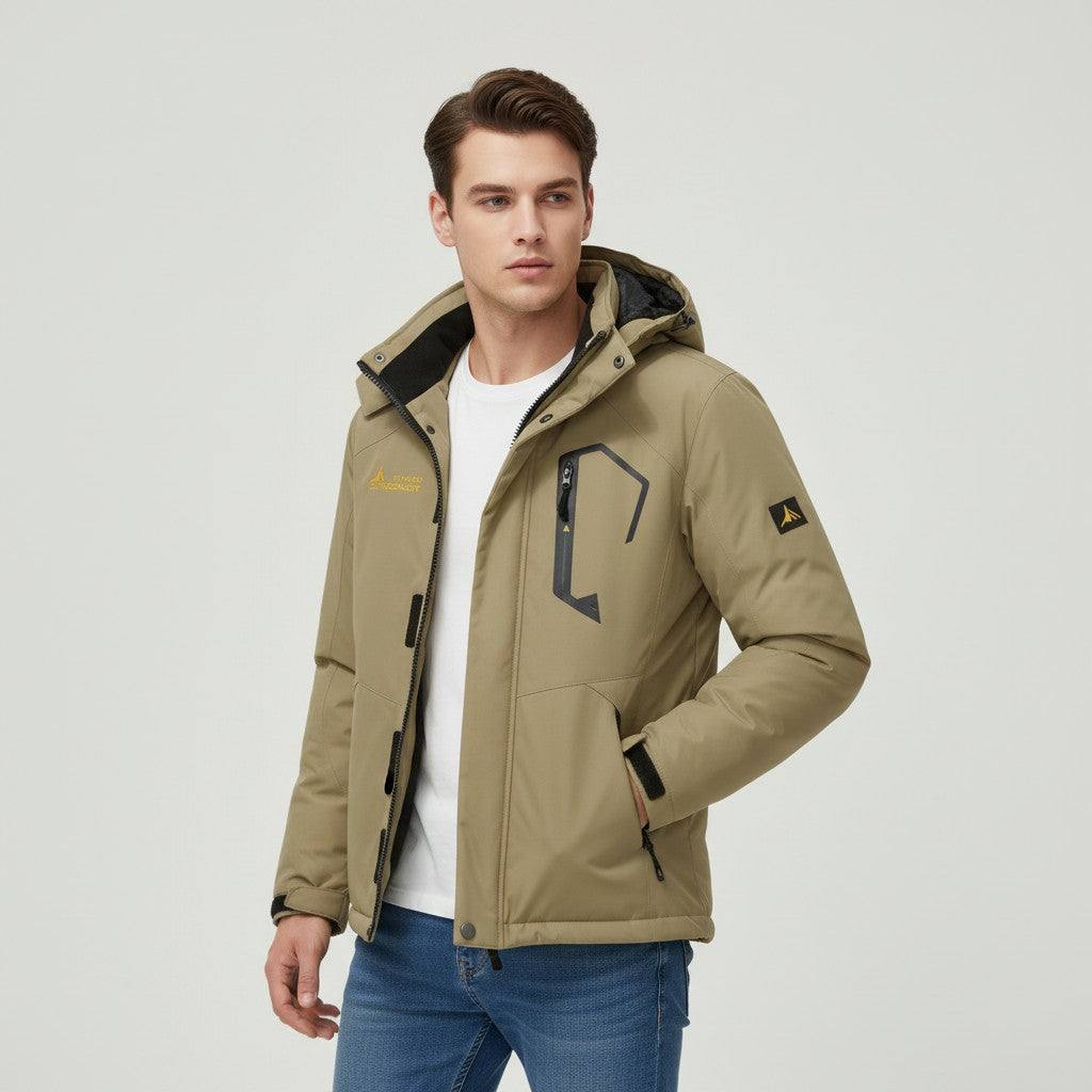 B Unique Fashions Men’s Waterproof Winter Jacket with Fleece Lining-B Unique Fashions