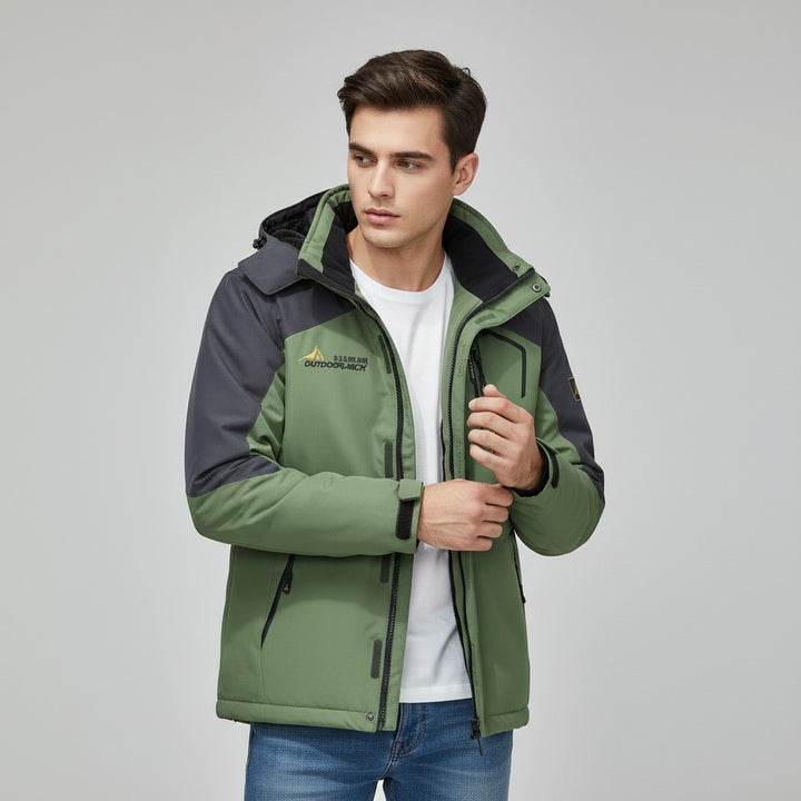 B Unique Fashions Men’s Waterproof Winter Jacket with Fleece Lining-B Unique Fashions
