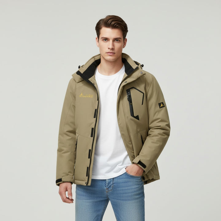 B Unique Fashions Men’s Waterproof Winter Jacket with Fleece Lining-B Unique Fashions