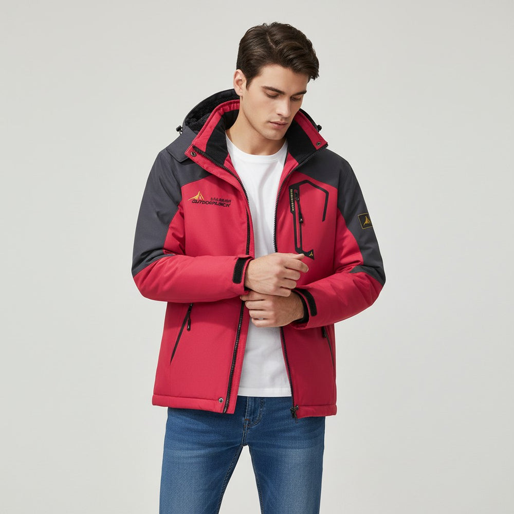 B Unique Fashions Men’s Waterproof Winter Jacket with Fleece Lining-B Unique Fashions