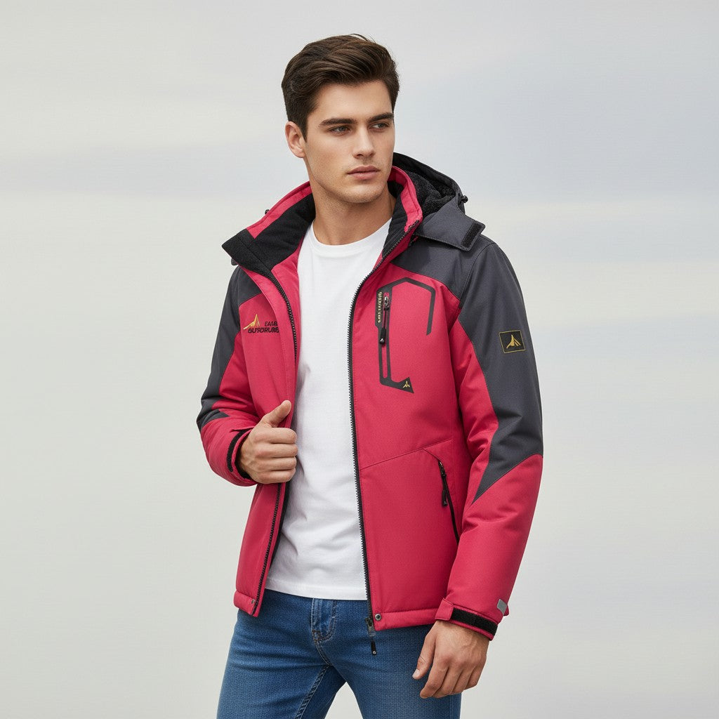 B Unique Fashions Men’s Waterproof Winter Jacket with Fleece Lining-B Unique Fashions