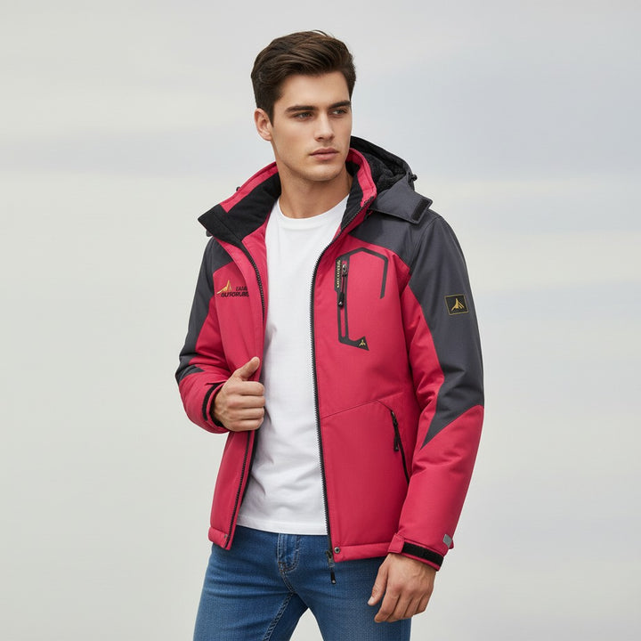B Unique Fashions Men’s Waterproof Winter Jacket with Fleece Lining-B Unique Fashions