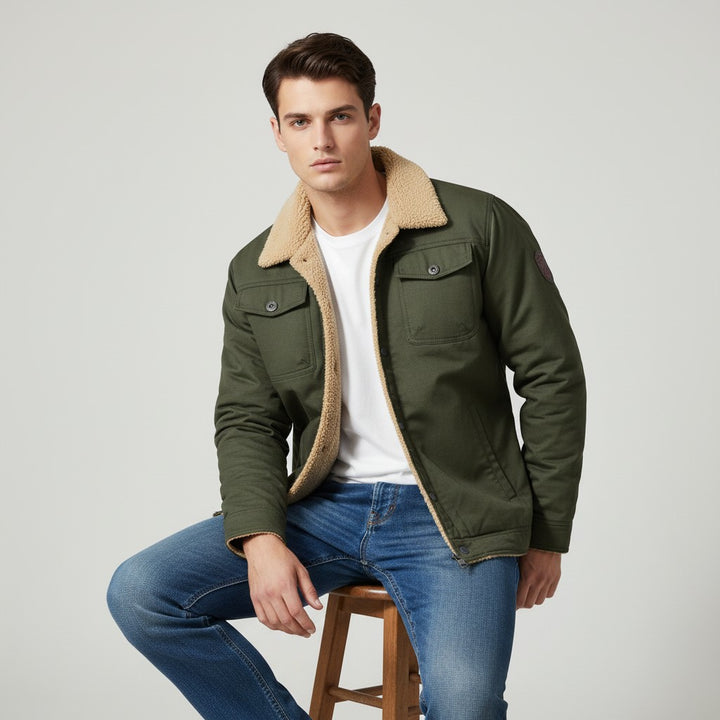 B Unique Fashions Men’s Winter Bomber Jacket-B Unique Fashions