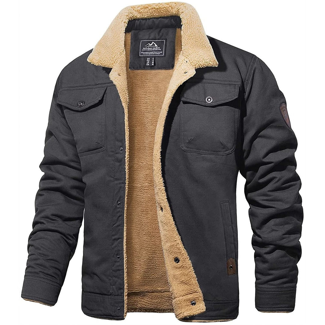 B Unique Fashions Men’s Winter Bomber Jacket-B Unique Fashions