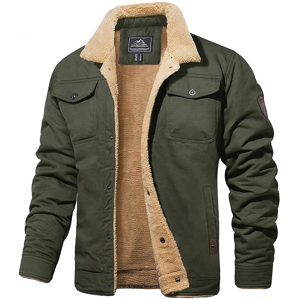 B Unique Fashions Men’s Winter Bomber Jacket-B Unique Fashions
