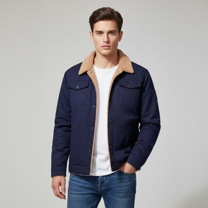 B Unique Fashions Men’s Winter Bomber Jacket-B Unique Fashions