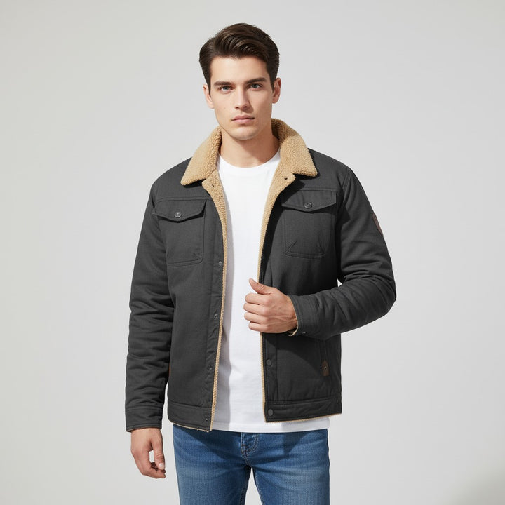 B Unique Fashions Men’s Winter Bomber Jacket-B Unique Fashions