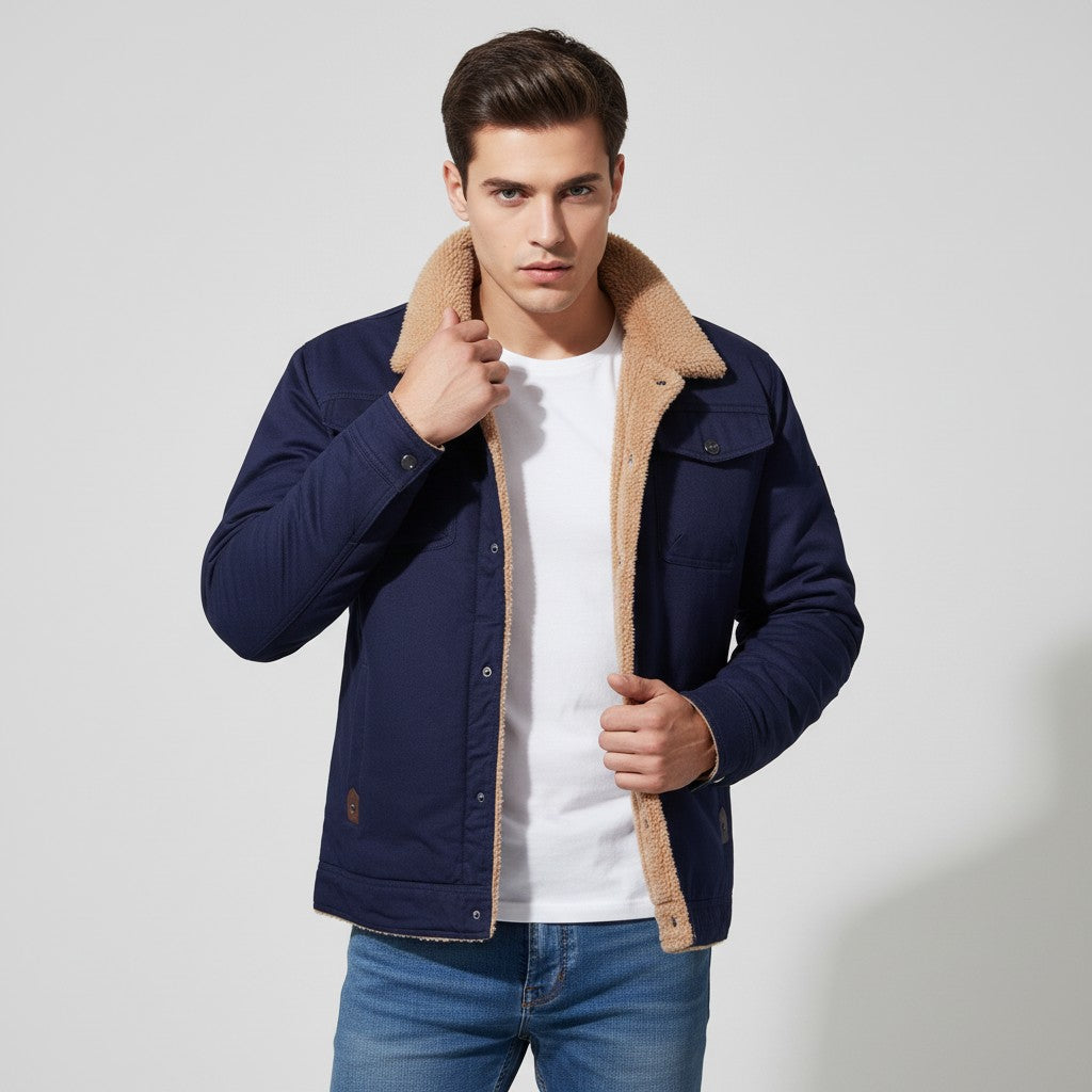 B Unique Fashions Men’s Winter Bomber Jacket-B Unique Fashions