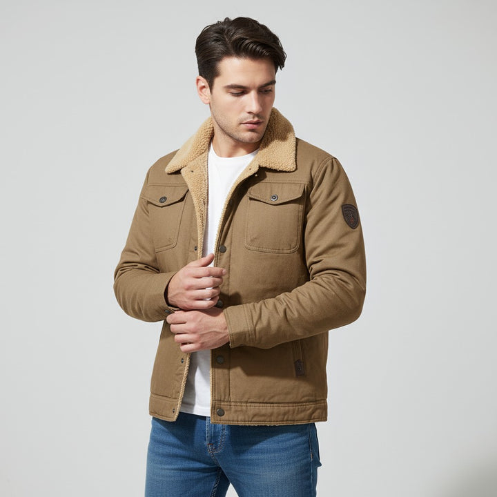 B Unique Fashions Men’s Winter Bomber Jacket-B Unique Fashions