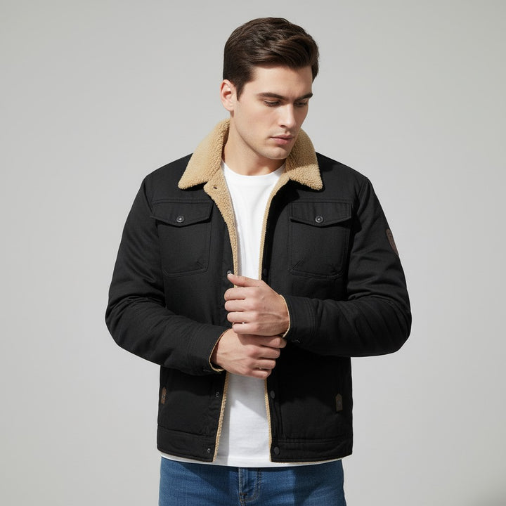 B Unique Fashions Men’s Winter Bomber Jacket-B Unique Fashions