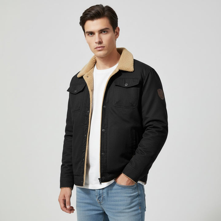 B Unique Fashions Men’s Winter Bomber Jacket-B Unique Fashions