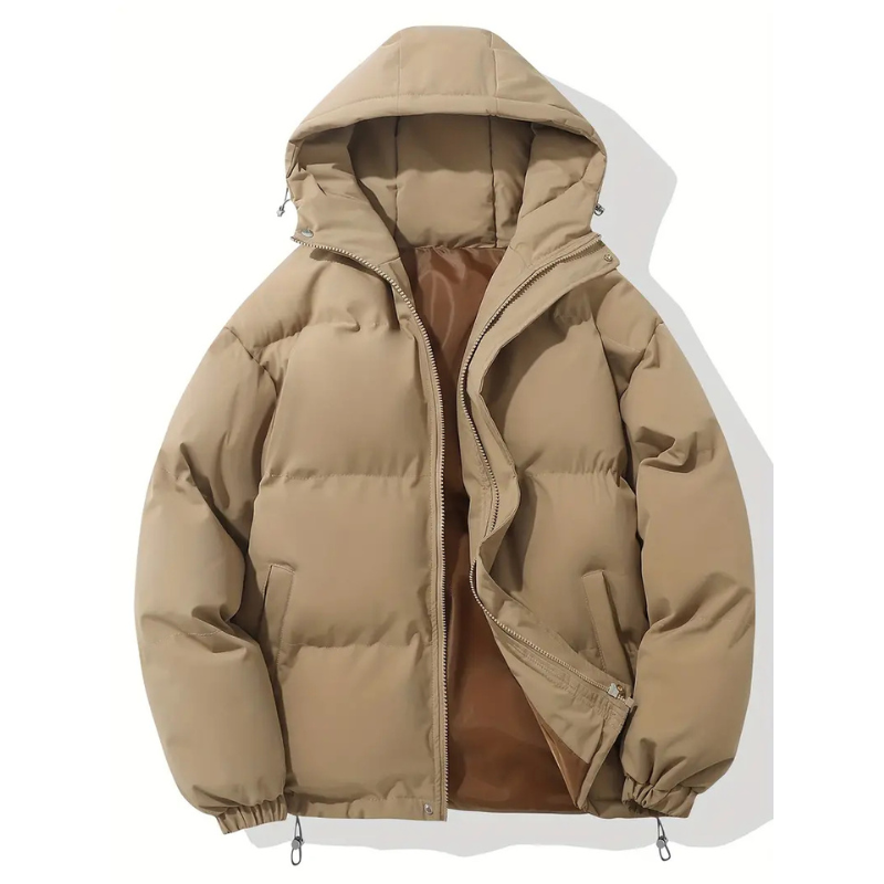 B Unique Fashions Men’s Winter Down Jacket with Hood-B Unique Fashions