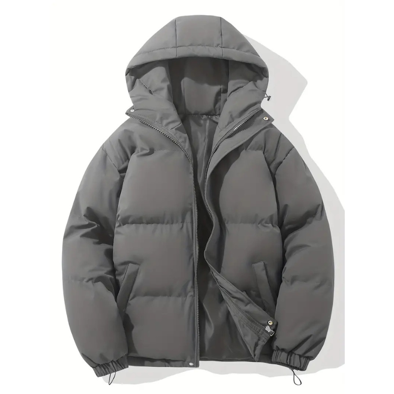 B Unique Fashions Men’s Winter Down Jacket with Hood-B Unique Fashions