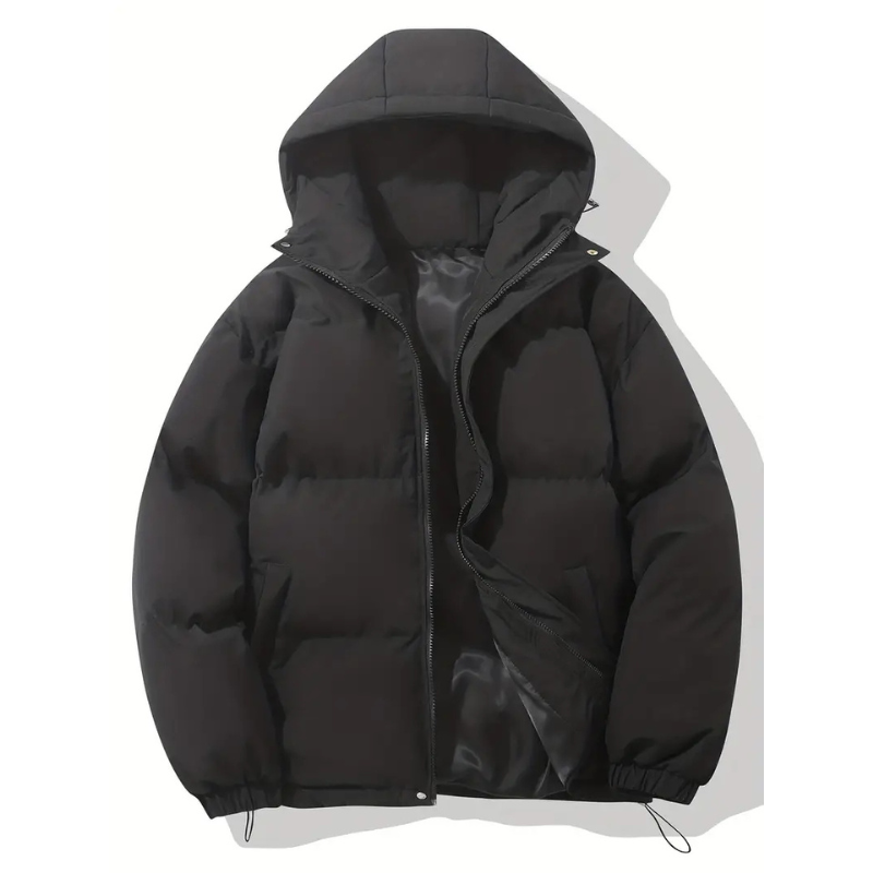 B Unique Fashions Men’s Winter Down Jacket with Hood-B Unique Fashions