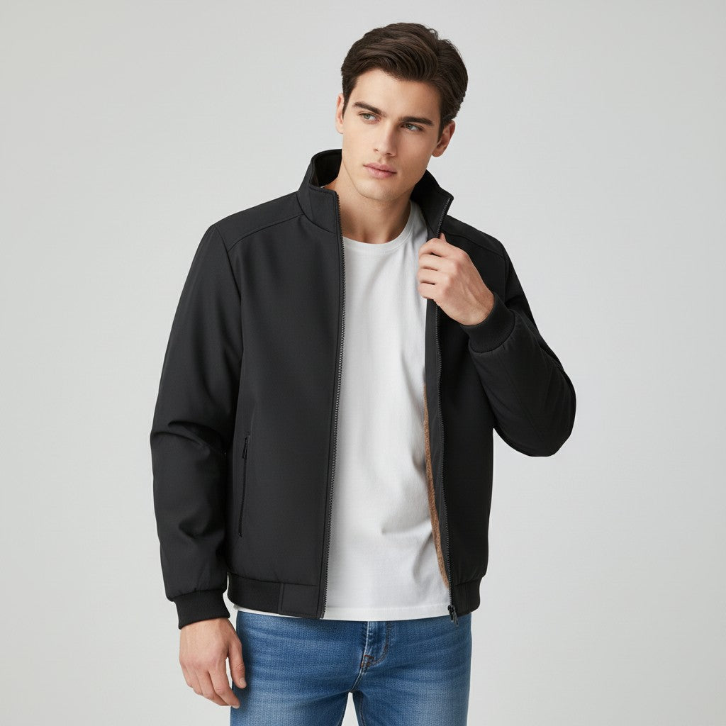 B Unique Fashions Men’s Winter Jacket with Fleece Lining-B Unique Fashions