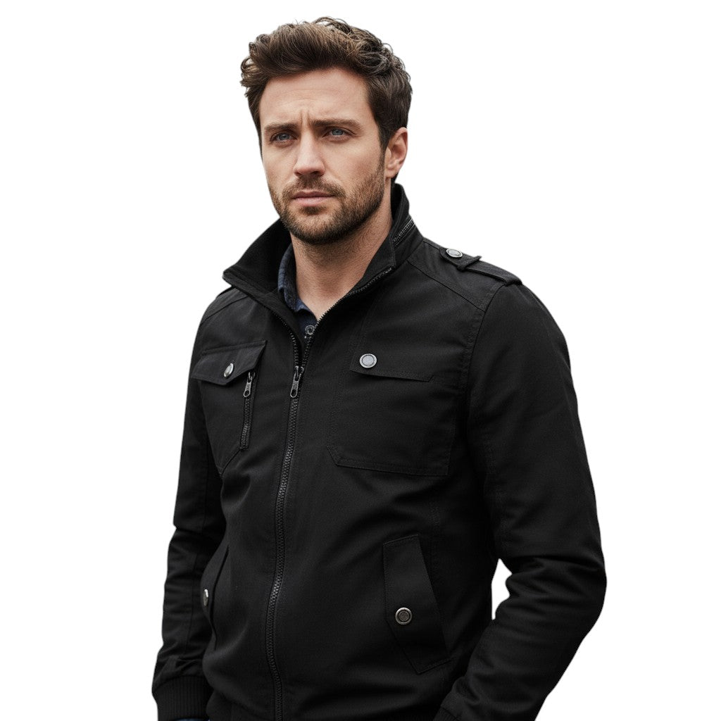 B Unique Fashions - Stylish Men’s Autumn Bomber Jacket-STYLAAR-B Unique Fashions