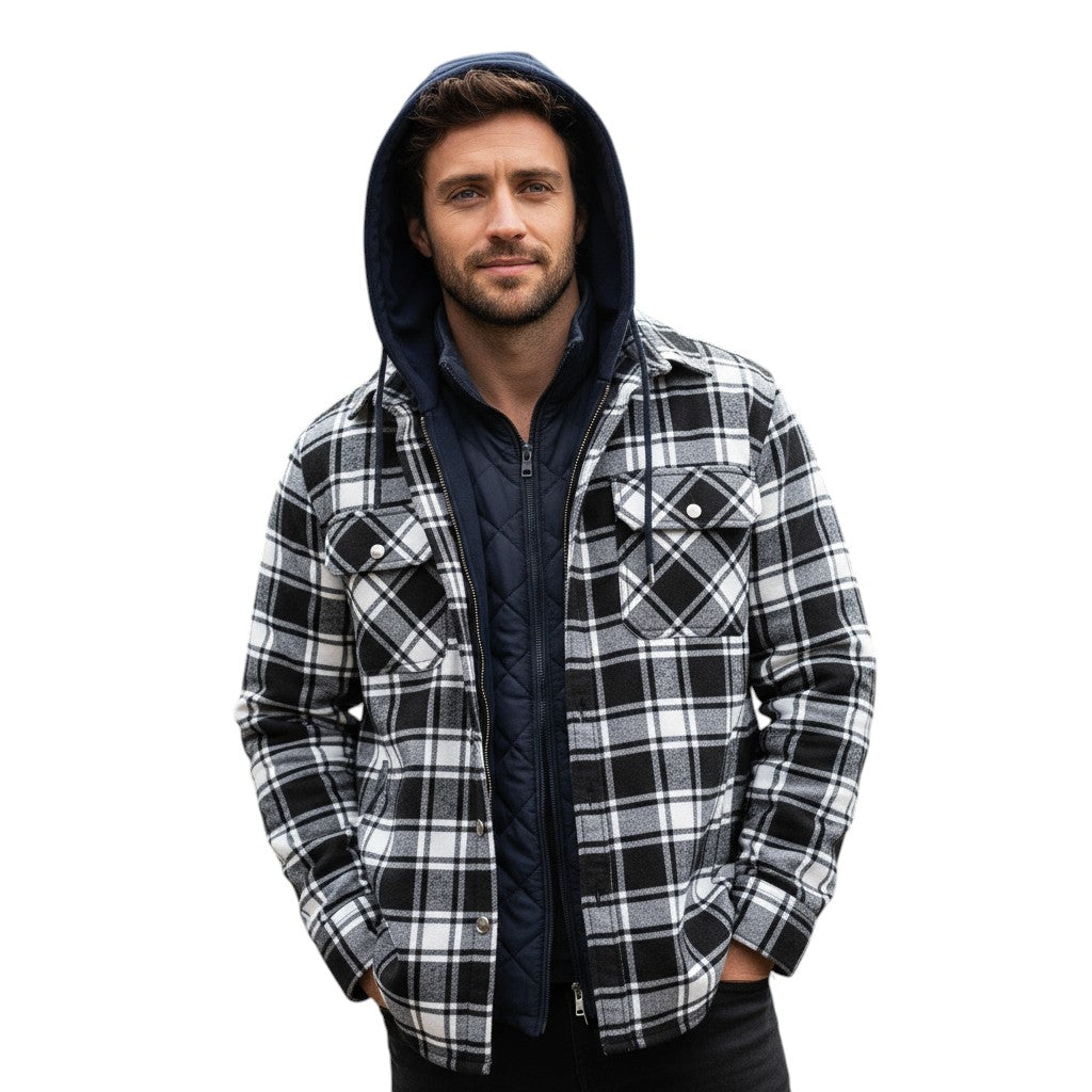 B Unique Fashions - Stylish Men’s Fall Jacket-STYLAAR-B Unique Fashions