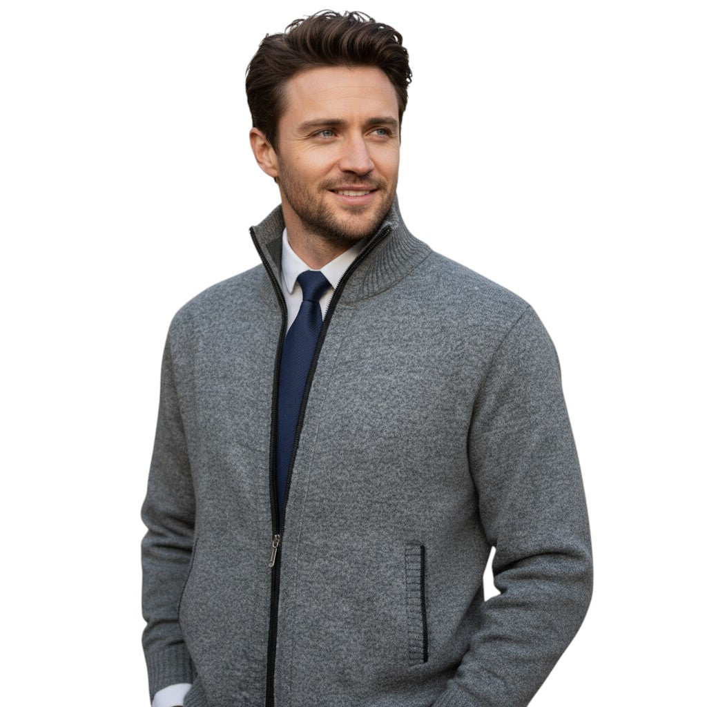 B Unique Fashions – Stylish and Comfortable Autumn Cardigan for Men-STYLAAR-B Unique Fashions