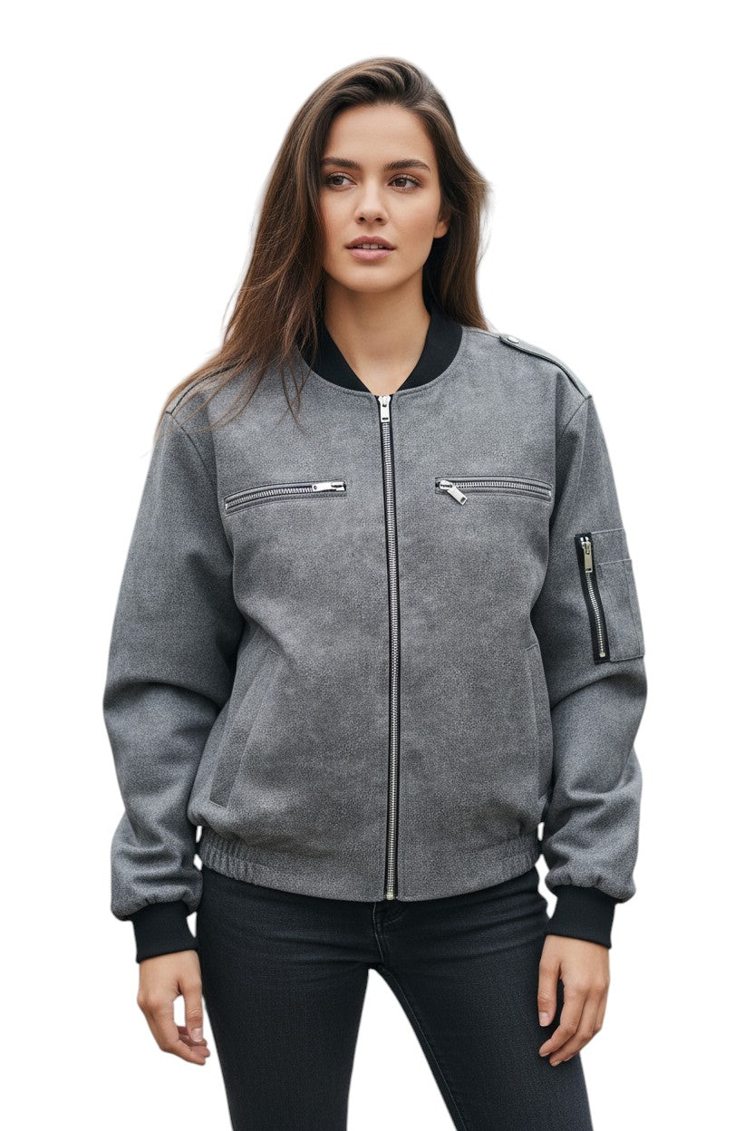 B Unique Fashions – Trendy Casual Jacket for Women-STYLAAR-B Unique Fashions