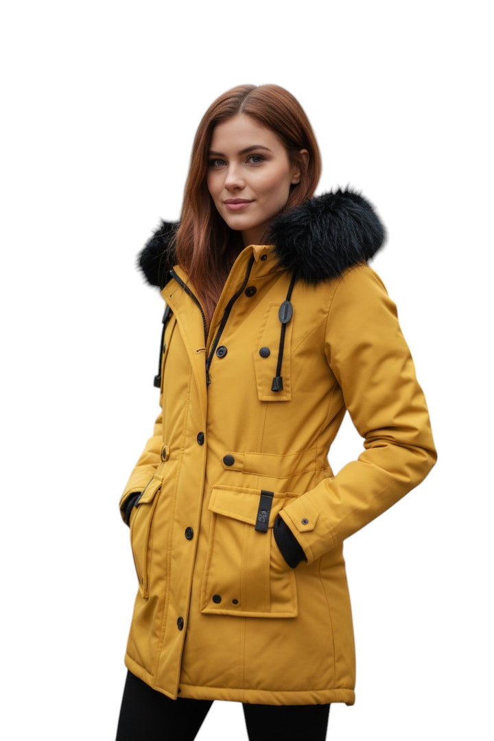 B Unique Fashions - Warm Winter Coat for Women-STYLAAR-B Unique Fashions
