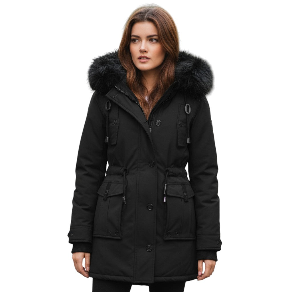 B Unique Fashions - Warm Winter Coat for Women-STYLAAR-B Unique Fashions