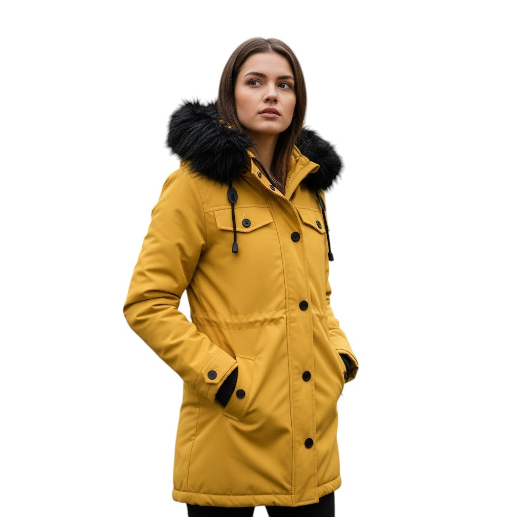 B Unique Fashions - Warm Winter Coat for Women-STYLAAR-B Unique Fashions