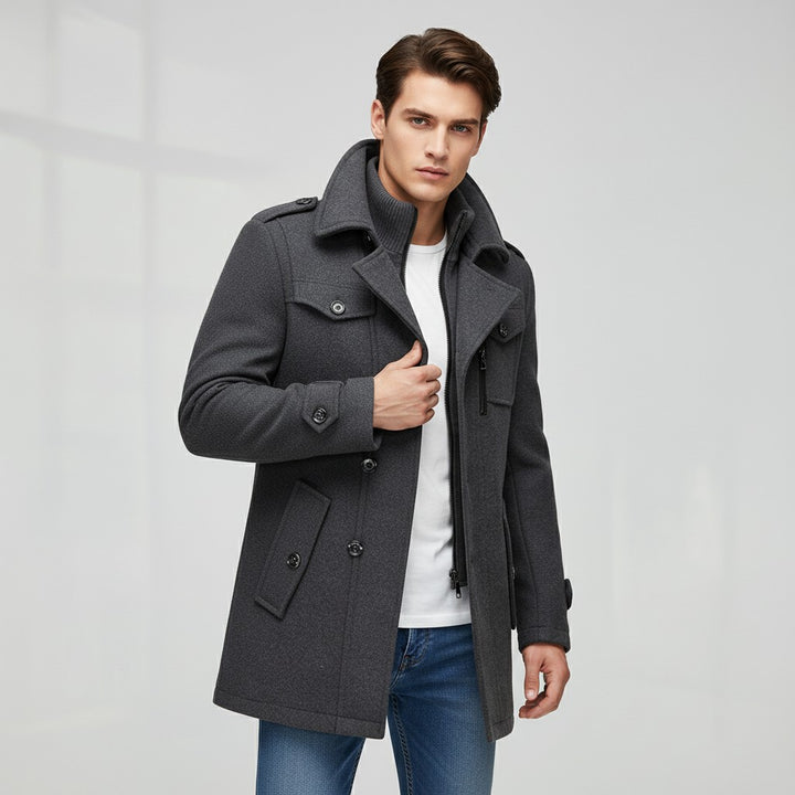 B Unique Fashions Winter Coat with Wool Blend-B Unique Fashions