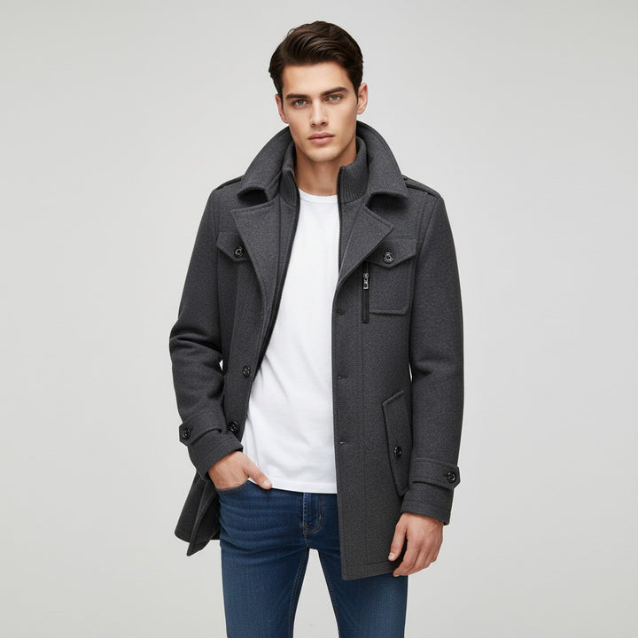 B Unique Fashions Winter Coat with Wool Blend-B Unique Fashions