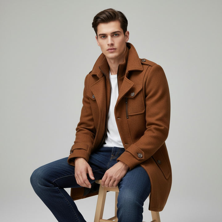 B Unique Fashions Winter Coat with Wool Blend-B Unique Fashions