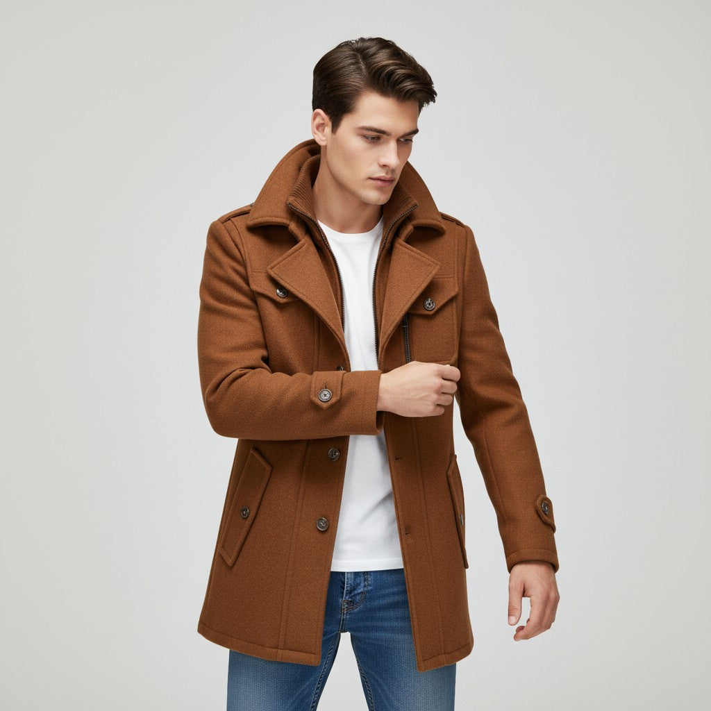 B Unique Fashions Winter Coat with Wool Blend-B Unique Fashions